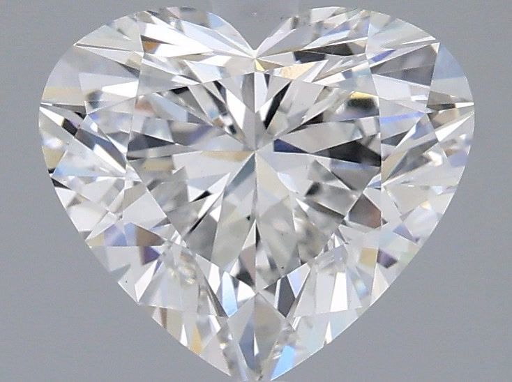 2.00 Carat Heart Shaped, Ideal Cut, E Color, VS1 Clarity, IGI Certified Lab Grown Diamond