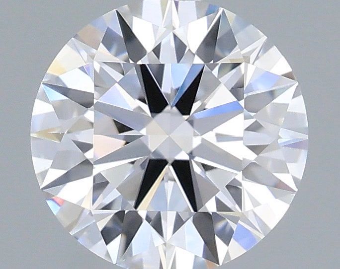 1.08 Carat Round Shaped, Ideal Cut, D Color, VVS2 Clarity, IGI Certified Lab Grown Diamond
