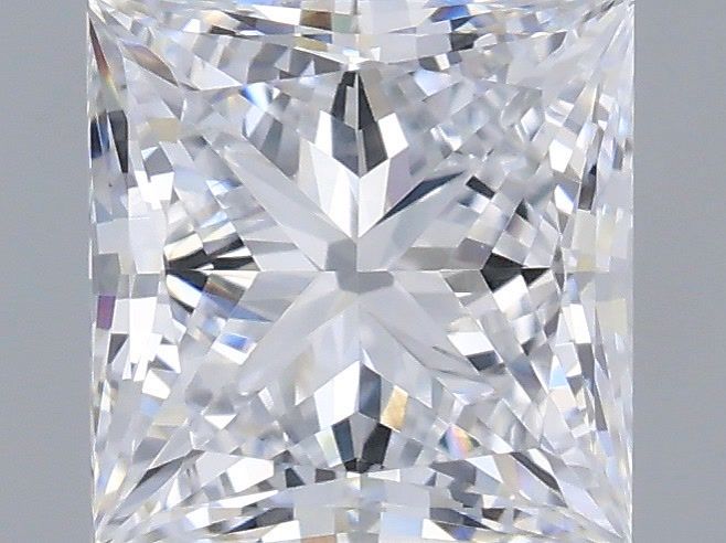 0.76 Carat Princess Shaped, Very Good Cut, D Color, VVS1 Clarity, IGI Certified Lab Grown Diamond