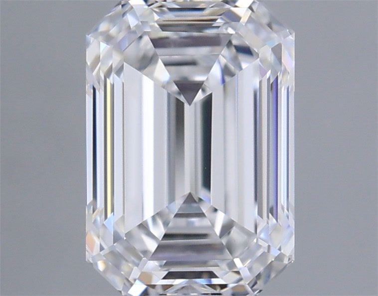 0.99 Carat Emerald Shaped, Ideal Cut, D Color, VVS1 Clarity, IGI Certified Lab Grown Diamond