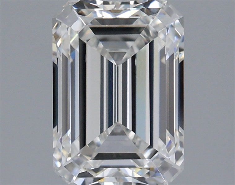 2.10 Carat Emerald Shaped, Ideal Cut, E Color, VVS1 Clarity, IGI Certified Lab Grown Diamond