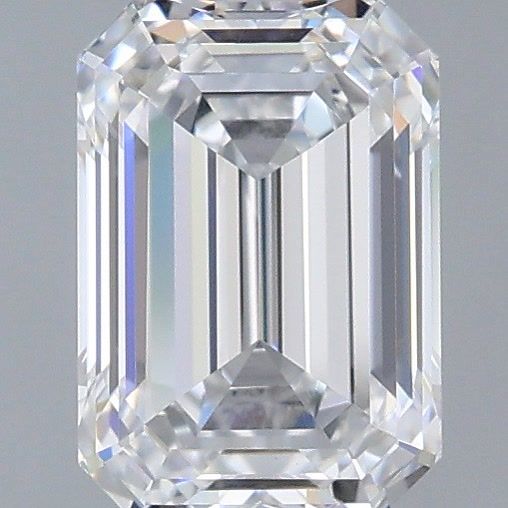 1.46 Carat Emerald Shaped, Very Good Cut, D Color, VVS2 Clarity, IGI Certified Lab Grown Diamond