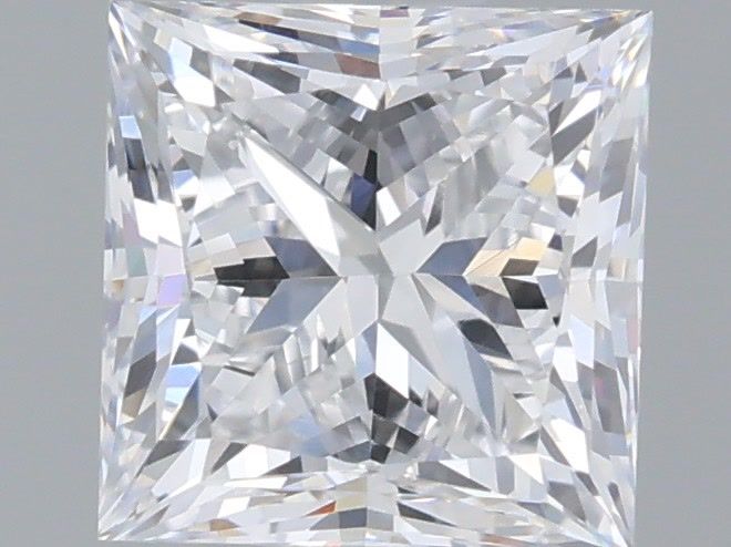 1.02 Carat Princess Shaped, Very Good Cut, D Color, VS1 Clarity, IGI Certified Lab Grown Diamond