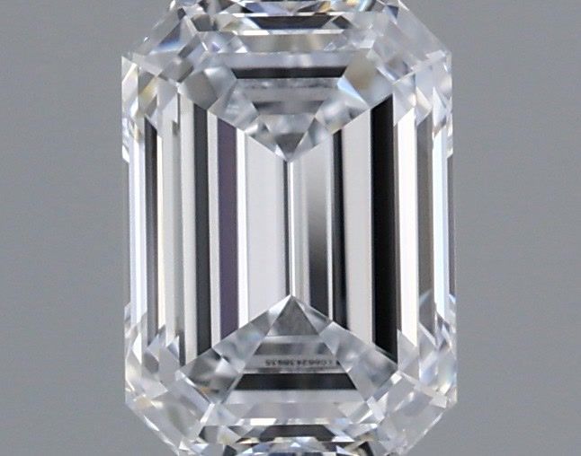 0.99 Carat Emerald Shaped, Ideal Cut, D Color, VVS1 Clarity, IGI Certified Lab Grown Diamond