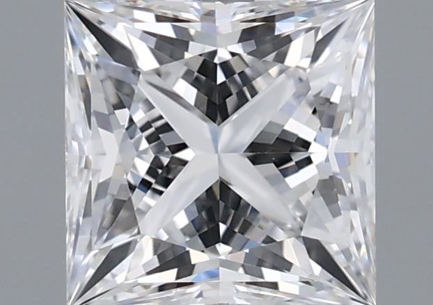 1.23 Carat Princess Shaped, Ideal Cut, D Color, VVS1 Clarity, IGI Certified Lab Grown Diamond