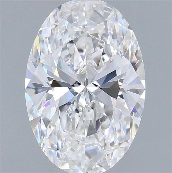 1.35 Carat Oval Shaped, Very Good Cut, D Color, VVS2 Clarity, IGI Certified Lab Grown Diamond