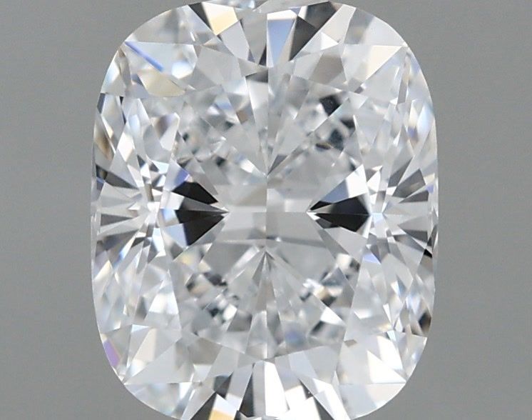 1.56 Carat Cushion Shaped, Ideal Cut, D Color, VVS2 Clarity, IGI Certified Lab Grown Diamond