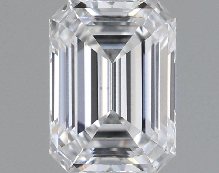 0.95 Carat Emerald Shaped, Ideal Cut, D Color, VS1 Clarity, IGI Certified Lab Grown Diamond