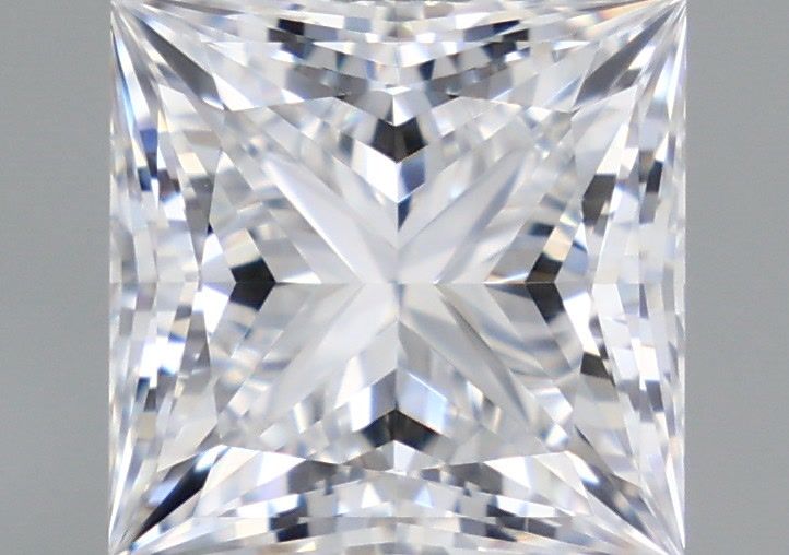 1.60 Carat Princess Shaped, Ideal Cut, E Color, VVS1 Clarity, IGI Certified Lab Grown Diamond