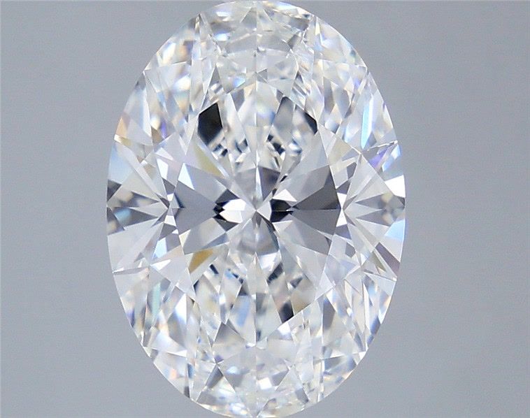 4.76 Carat Oval Shaped, Ideal Cut, E Color, VVS2 Clarity, IGI Certified Lab Grown Diamond