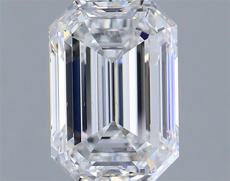 2.01 Carat Emerald Shaped, Ideal Cut, D Color, VS2 Clarity, IGI Certified Lab Grown Diamond