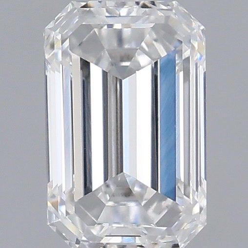 0.76 Carat Emerald Shaped, Excellent Cut, D Color, VS1 Clarity, IGI Certified Lab Grown Diamond