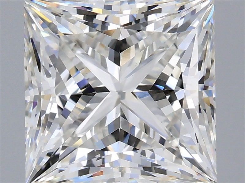 2.01 Carat Princess Shaped, Ideal Cut, G Color, VVS2 Clarity, IGI Certified Lab Grown Diamond