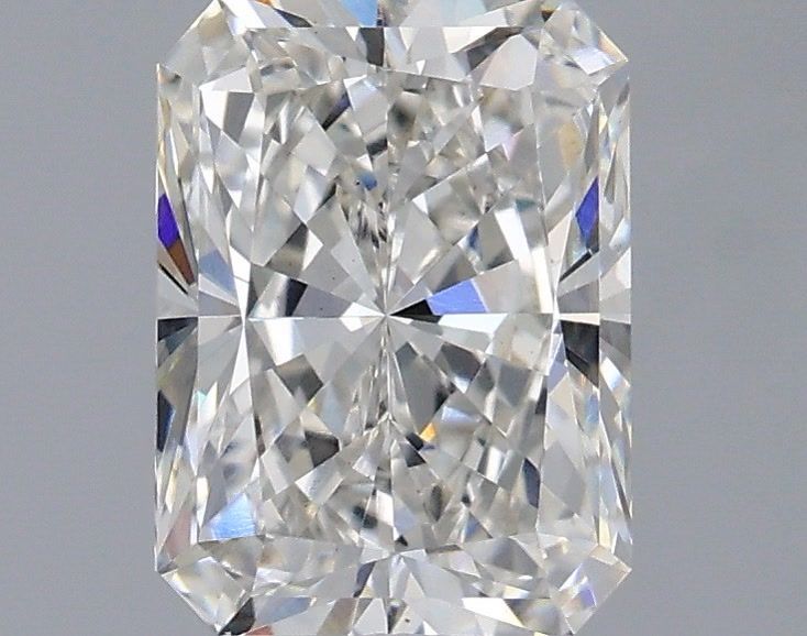 2.03 Carat Radiant Shaped, Excellent Cut, F Color, VS1 Clarity, IGI Certified Lab Grown Diamond