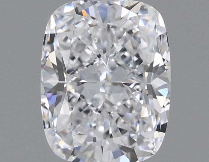 1.04 Carat Cushion Shaped, Ideal Cut, D Color, VVS2 Clarity, IGI Certified Lab Grown Diamond