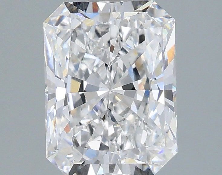 2.01 Carat Radiant Shaped, Ideal Cut, E Color, VS1 Clarity, IGI Certified Lab Grown Diamond