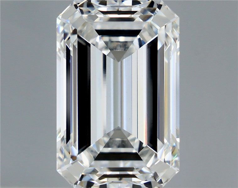 15.07 Carat Emerald Shaped, Very Good Cut, F Color, VVS2 Clarity, IGI Certified Lab Grown Diamond