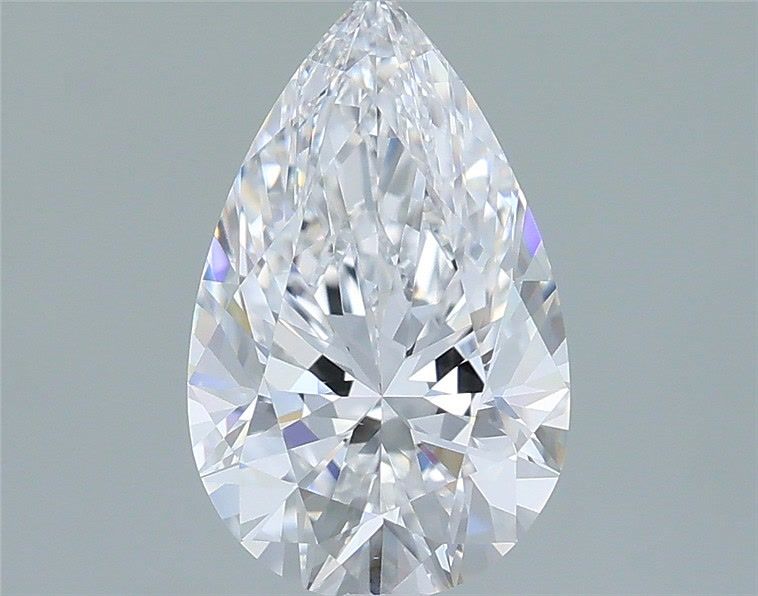 1.39 Carat Pear Shaped, Excellent Cut, D Color, VVS2 Clarity, IGI Certified Lab Grown Diamond