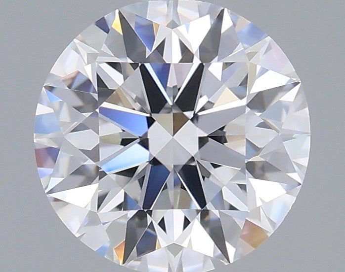 1.55 Carat Round Shaped, Ideal Cut, D Color, VVS2 Clarity, IGI Certified Lab Grown Diamond