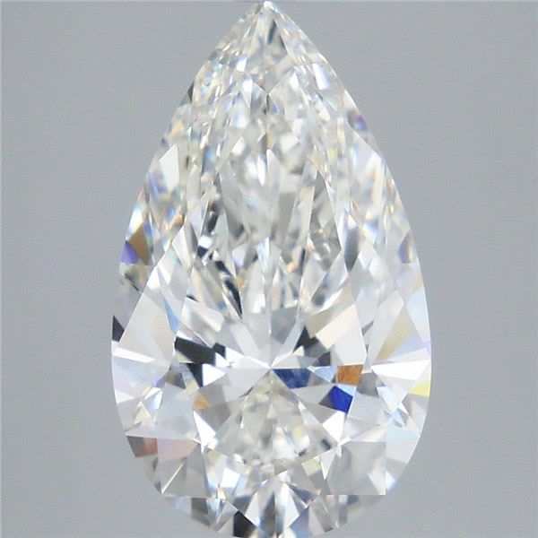 5.07 Carat Pear Shaped, Ideal Cut, G Color, VVS2 Clarity, IGI Certified Lab Grown Diamond