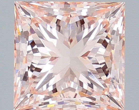 3.01 Carat Princess Shaped, Excellent Cut, VVS2 Clarity, IGI Certified Lab Grown Diamond