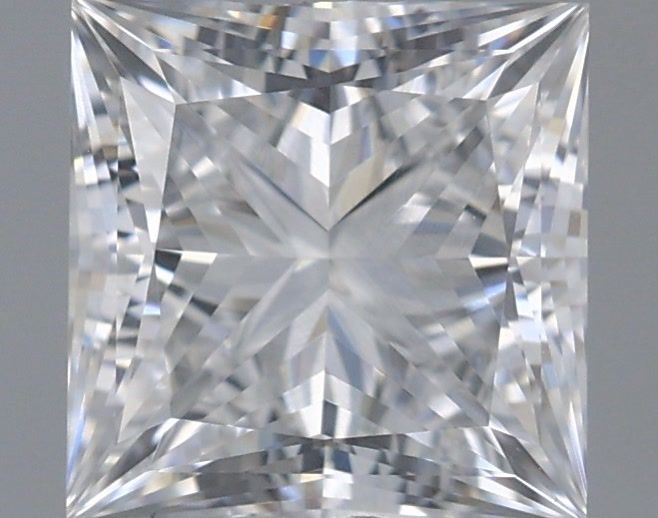 1.01 Carat Princess Shaped, Ideal Cut, D Color, SI1 Clarity, IGI Certified Lab Grown Diamond