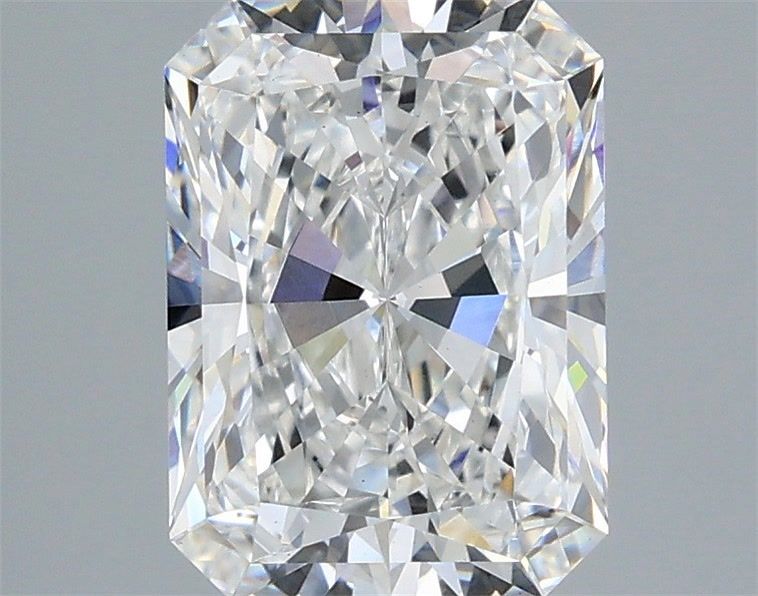 2.55 Carat Radiant Shaped, Ideal Cut, F Color, VS1 Clarity, IGI Certified Lab Grown Diamond