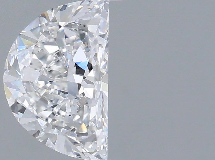 1.02 Carat Half Moon Shaped, Very Good Cut, D Color, VVS1 Clarity, IGI Certified Lab Grown Diamond