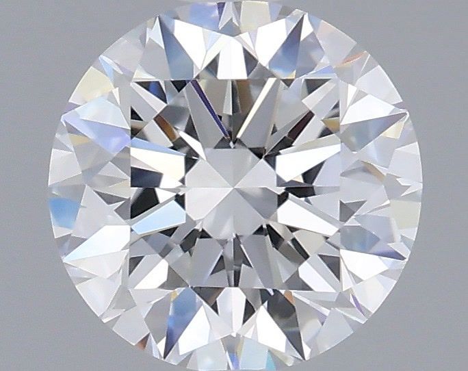 1.39 Carat Round Shaped, Ideal Cut, D Color, VVS2 Clarity, IGI Certified Lab Grown Diamond