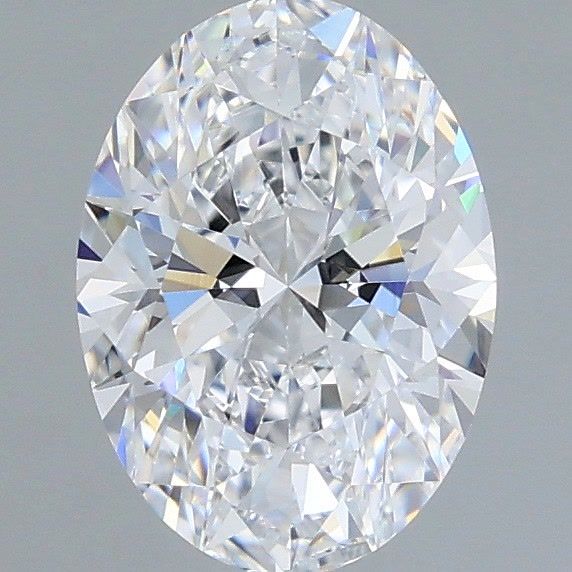 1.45 Carat Oval Shaped, Very Good Cut, D Color, VVS2 Clarity, IGI Certified Lab Grown Diamond