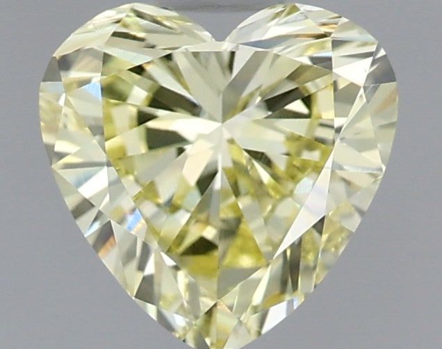0.75 Carat Heart Shaped, Very Good Cut, FANCY VIVID YELLOW Color, VS1 Clarity, IGI Certified Lab Grown Diamond