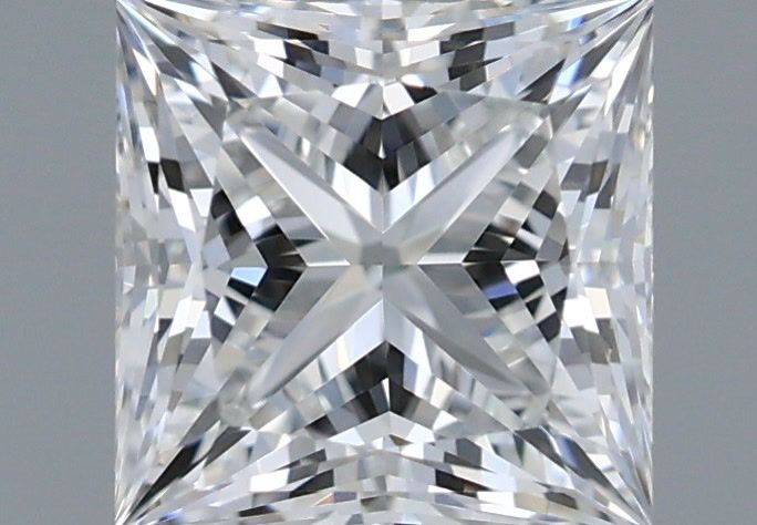 1.03 Carat Princess Shaped, Ideal Cut, E Color, VVS1 Clarity, IGI Certified Lab Grown Diamond