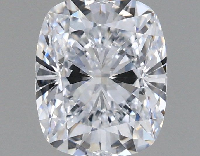 1.02 Carat Cushion Shaped, Ideal Cut, D Color, VVS2 Clarity, IGI Certified Lab Grown Diamond