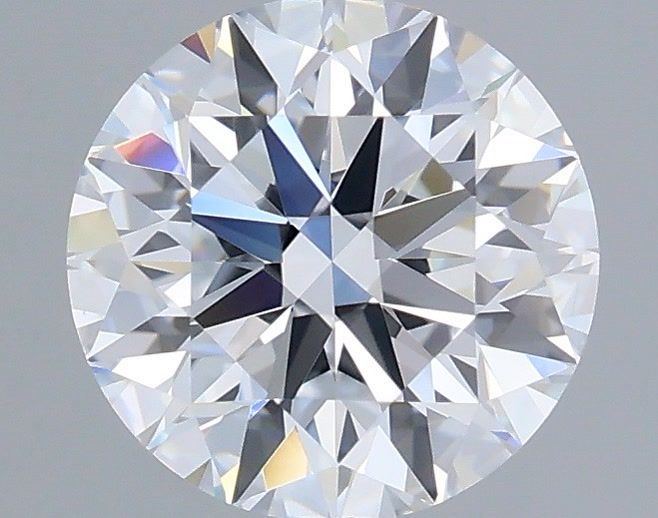 1.55 Carat Round Shaped, Ideal Cut, D Color, VVS2 Clarity, IGI Certified Lab Grown Diamond
