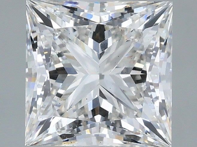 2.07 Carat Princess Shaped, Very Good Cut, F Color, SI1 Clarity, IGI Certified Lab Grown Diamond