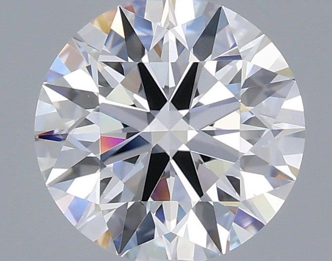 1.74 Carat Round Shaped, Ideal Cut, D Color, VVS2 Clarity, IGI Certified Lab Grown Diamond