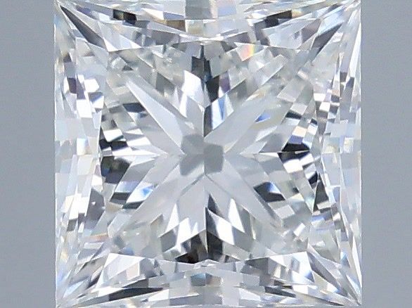 1.07 Carat Princess Shaped, Very Good Cut, E Color, VVS2 Clarity, IGI Certified Lab Grown Diamond