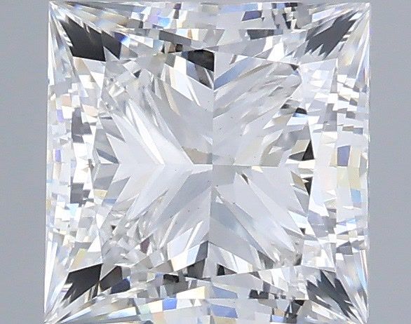 2.00 Carat Princess Shaped, Very Good Cut, D Color, VS1 Clarity, IGI Certified Lab Grown Diamond