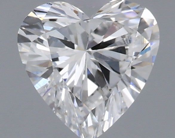 0.69 Carat Heart Shaped, Very Good Cut, D Color, VVS2 Clarity, IGI Certified Lab Grown Diamond