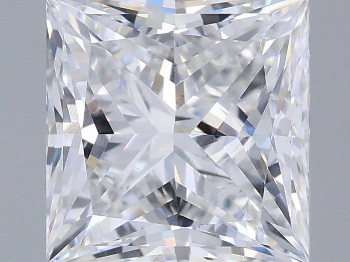 1.08 Carat Princess Shaped, Very Good Cut, D Color, VS1 Clarity, IGI Certified Lab Grown Diamond