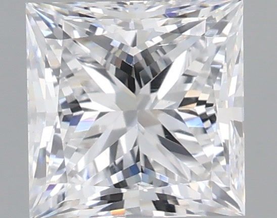 0.77 Carat Princess Shaped, Very Good Cut, D Color, SI1 Clarity, IGI Certified Lab Grown Diamond