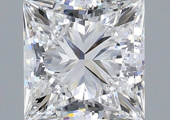 1.52 Carat Princess Shaped, Very Good Cut, E Color, VVS2 Clarity, IGI Certified Lab Grown Diamond