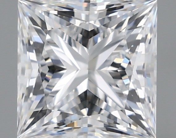 1.22 Carat Princess Shaped, Ideal Cut, D Color, VVS2 Clarity, IGI Certified Lab Grown Diamond