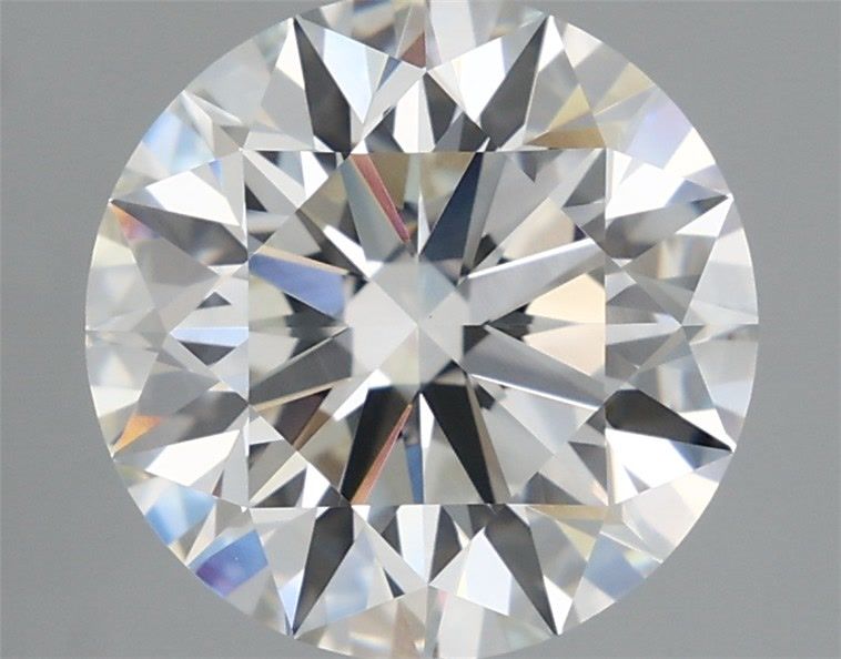 4.09 Carat Round Shaped, Ideal Cut, G Color, VVS2 Clarity, IGI Certified Lab Grown Diamond