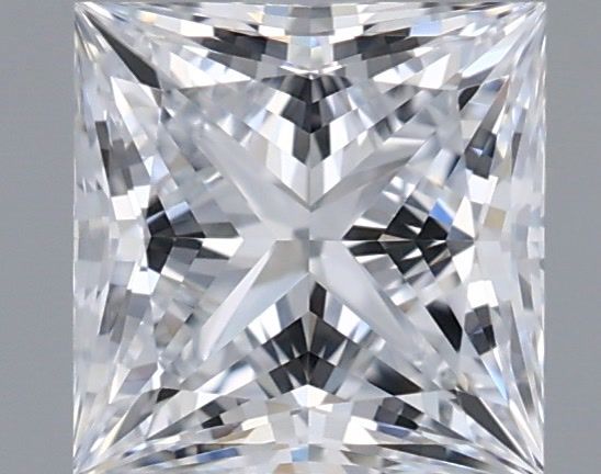 1.04 Carat Princess Shaped, Ideal Cut, D Color, VVS1 Clarity, IGI Certified Lab Grown Diamond