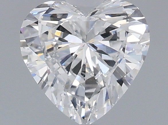 0.58 Carat Heart Shaped, Very Good Cut, D Color, VS1 Clarity, IGI Certified Lab Grown Diamond