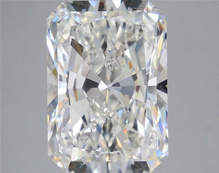 6.59 Carat Radiant Shaped, Very Good Cut, F Color, VVS2 Clarity, IGI Certified Lab Grown Diamond