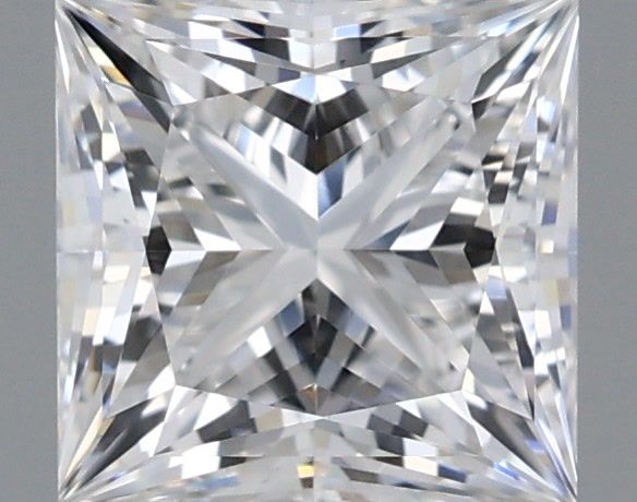 1.20 Carat Princess Shaped, Ideal Cut, D Color, VVS2 Clarity, IGI Certified Lab Grown Diamond