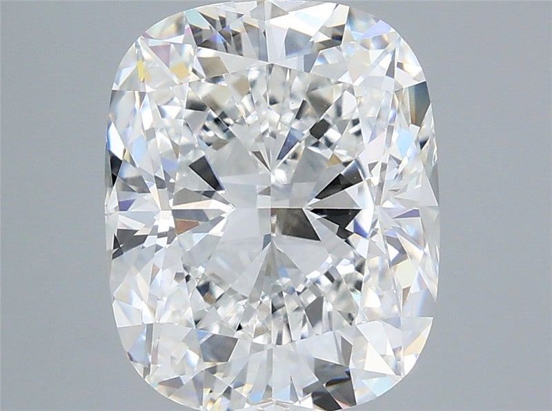 4.09 Carat Cushion Shaped, Ideal Cut, E Color, VVS2 Clarity, IGI Certified Lab Grown Diamond
