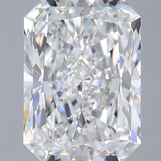 1.53 Carat Radiant Shaped, Very Good Cut, D Color, VVS2 Clarity, IGI Certified Lab Grown Diamond